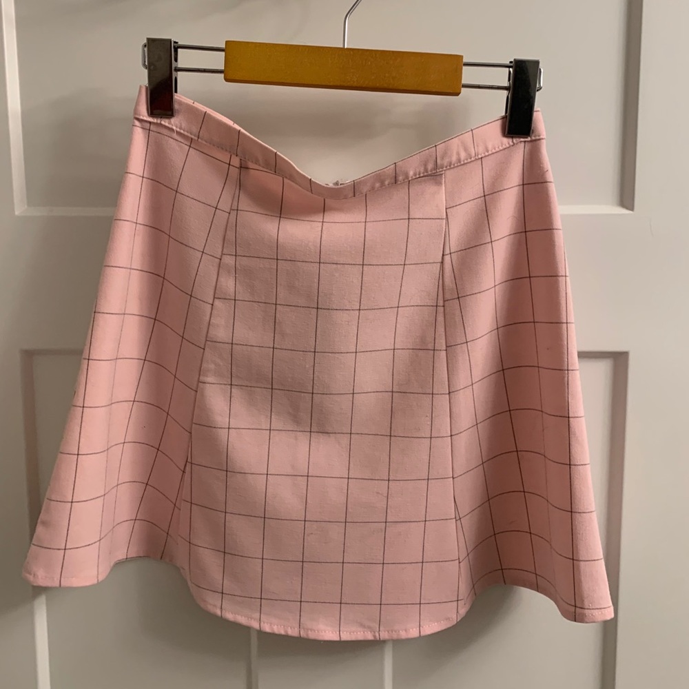 American Apparel Lulu Grid Skirt - Picture 2 of 4